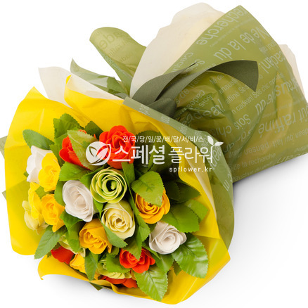 비누꽃다발